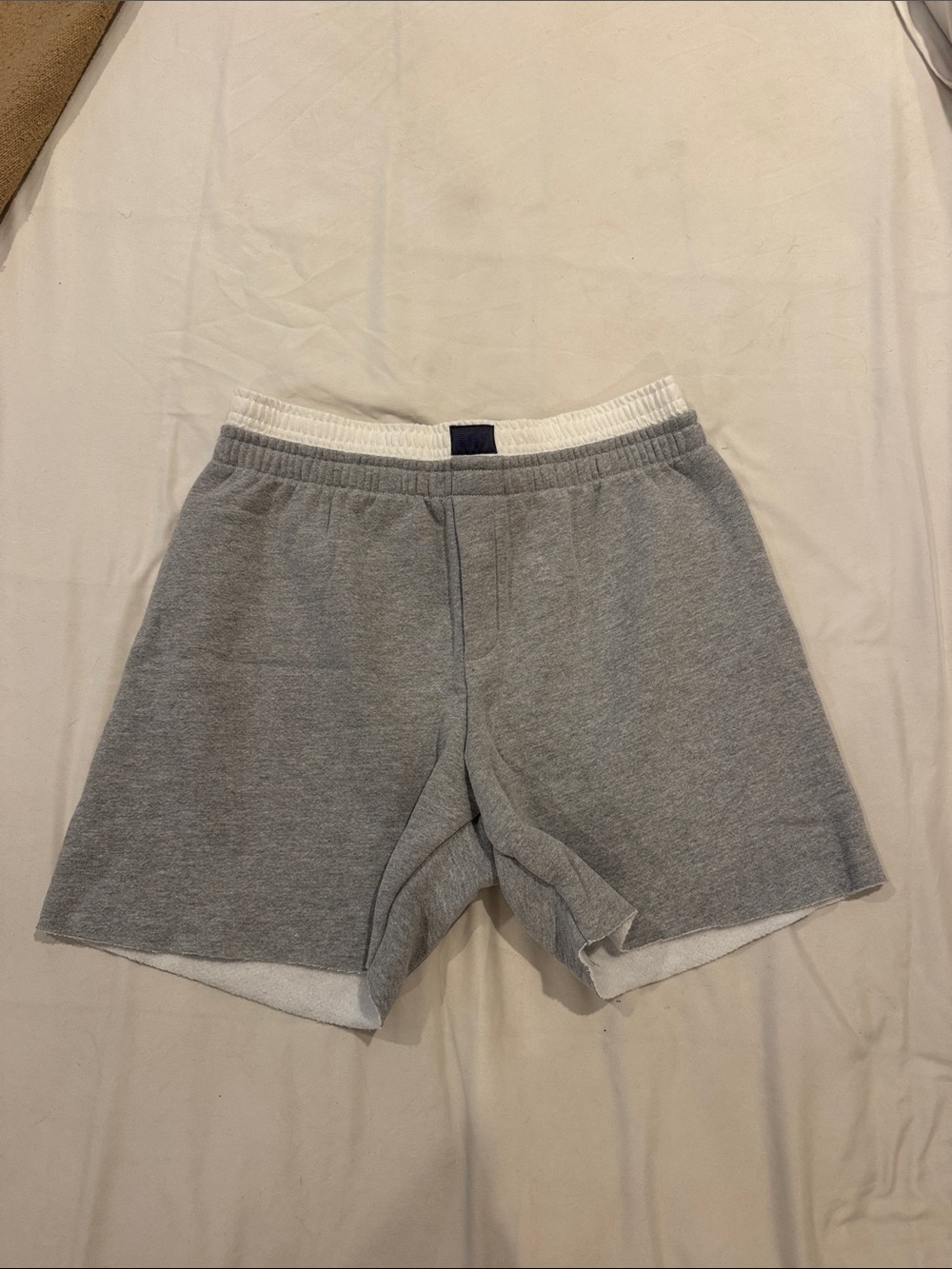 SET Active Cotton Grey Boxer Shorts with White Waistband
